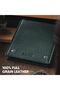 Men's Wallet Genuine Leather RFID Blocking Bi-fold Wallets with Double ID Window Everyday Car - 4