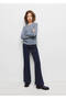 Waistless flared jeans