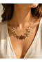 Bohemian Straw Flower Necklace – Natural Textured Summer Necklace - 2