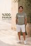 Men's Two-Piece Set 100% Cotton, Summer, Gym, Athlete, Football, Fitness, Jogging, Home Wear Anti-Sweat