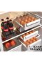 Egg Holder for Refrigerator, Large Capacity Clear Fridge Organizers and Storage, Plastic egg - 6