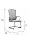 Comfortable Gray Waiting Chair
