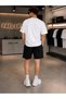 Unisex T-Shirt and Shorts Set with Horse Print - 2