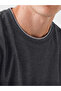 Esvab • Modern & Distinctive Zero Roba Collar Long Sleeve Men's Pajama Top - 3