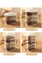 4 Layer Stackable Spice Storage Box, Food Storage Containers with Lids Airtight, Transparent - 6