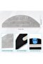 4-piece replacement set for iRobot Combo i8/i8+/i5/i5+/j5/j5+ robotic vacuum cleaners, including washable and reusable microfiber mop pads. - 2