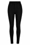 Basic Navy Blue Women's Fabric Trousers X-281