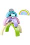 Wooden Stacker Blocks, Educational Stacking Toy for S (One Size) - 4