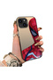 iPhone 14 Plus Compatible Silicone Edge Hard Back Case Couple Phone Case Spider Man Patterned