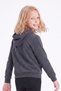 Girl's Printed Kangaroo Pocket Long Sleeve Hooded Sweatshirt - 4