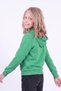 Girl's Printed Kangaroo Pocket Long Sleeve Hooded Sweatshirt - 3