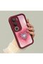 Vivo Y19S 4G/Y19S Pro Compatible Pink Gradient Heart Spider Web Pattern Silicone Case
