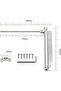 Door damper stainless black adjustable for interior/exterior. - 2