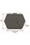 Women's Platinum Crystal Full Stone Hexagonal Evening Dress Bag Boxed Night Portfolio - 4