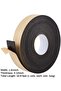 Foam strip 40x3mm black 10m single-sided insulation. - 4