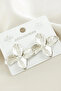 Flower Metal Earrings - 2