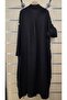 Italian Linen Long Dress with Floral Sequin Embroidery - 6