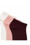 Socks 3-Pack Women's Picot Cotton Booties Socks - 2
