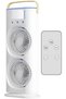 Double Ended Spray Fan DX2608, 280 ml, 10W, White | 3 Gear Wind Speed, Type-C Charging, Remote Control, Wide Angle Air Supply, Portable Handle - 3