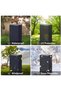 Folding recliner cover, 210D Oxford cloth garden lounge chair UV resistant, waterproof, dustproof, comes with storage bag, dimensions: 85*33*107 cm - 3