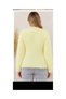 Women's Plush Fuzzy Knitwear Sweater Crew Neck Long Sleeve Soft Knitted Sweater - 3
