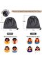 Silk sleep cap snow white satin cotton unisex breathable. - 2