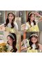 Headbands 7 styles floral bead retro non-slip women color-18. - 5