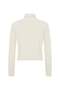 Montagne Cashmere Hair Knit Crop Turtleneck Sweater Cream - 7