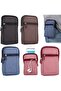 Waist pack zippered phone case fits 6.7" belt clip storage. - 4