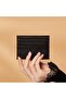 Card holder 8.3x0.5x10.5cm 4-slot ultra-thin minimalist wallet. - 4