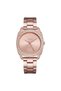 Women's Rose Gold Stainless Steel Watch, Round Dial | Trn-001