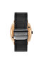 Men's Rose Gold Stainless Steel Watch, Black Mesh Band | Trnda45mm - 5