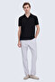 Black Regular Fit Apaş Collar T-Shirt - 2