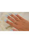 Yzk679 Marquise Cut Thin Gold Adjustable Ring - 2