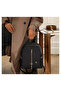 Burkley Aveline Onyx Black Pu Leather Women's Backpack - 2