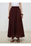 Pleated Skirt with Elastic Waist - 2