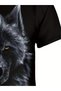 Giant Wolf Large Size Printed T-Shirt in Distinctive Colors - 3