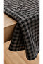 170X170 cm Checkered Patterned Square Tablecloth – Decorative Kitchen and Dining Table Cover - 3