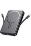 URBANNX Power Bank 10000mAh,Wireless Portable Charger with led display,Magnetic powerbank Built