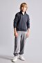 Oversize Half Zipper High Collar Sweatshirt for Boys H7132A826Au - 2
