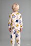 100% Cotton Animal Print Long Sleeve Top and Elastic Cuff Bottom 2-Piece Pajama Set for Baby Boy I1435A5 - 3