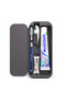 Travel Toothbrush and Toothpaste Carrying Case with Lid |   Compartmentalized Travel Organizer | - 5