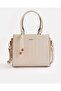 Women Beige Embellished Day Bag