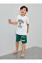 Boys Pack of 3 - Graphic Print Cotton T-Shirt, Shorts and Pyjama Set - 2