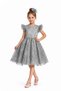 Floare Girl's Evening Dress M00850 Gray - 5