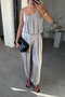 Blouse, Shalwar Pants, Modal Set - Beige - 2