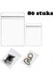 Jewelry bags 80pc transparent 6x8/8x12cm reusable storage.