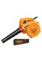 400W Electric Air Blower, 16000RPM, 3.2m³/min Airflow, Dust Bag, 2m Cable, Blowing & Extraction - 2