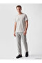 Vizyon New Season Gray Crew Neck Men's Printed T-Shirt - 2