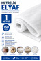 1 Meter 150 Gr Meter Fiber – Thick White Roll Fiber Filling and Covering Material – for Pillows, Quilts, Cushions, Plush Toys, Sofa Upholstery and Quilting
